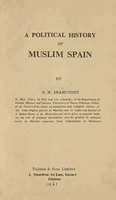 A political history of Muslim Spain