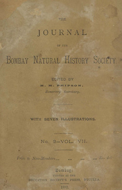The jounal of the bombay natural history