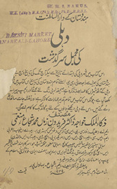 Dihlī kī mujmal sarguz̲asht