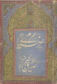 Māhnāmah ẓiyāʾe ḥarm kā Sayyidinā Ṣiddīq-i Akbar nambar
