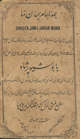 Jhūṭā jām-i jahān numā /